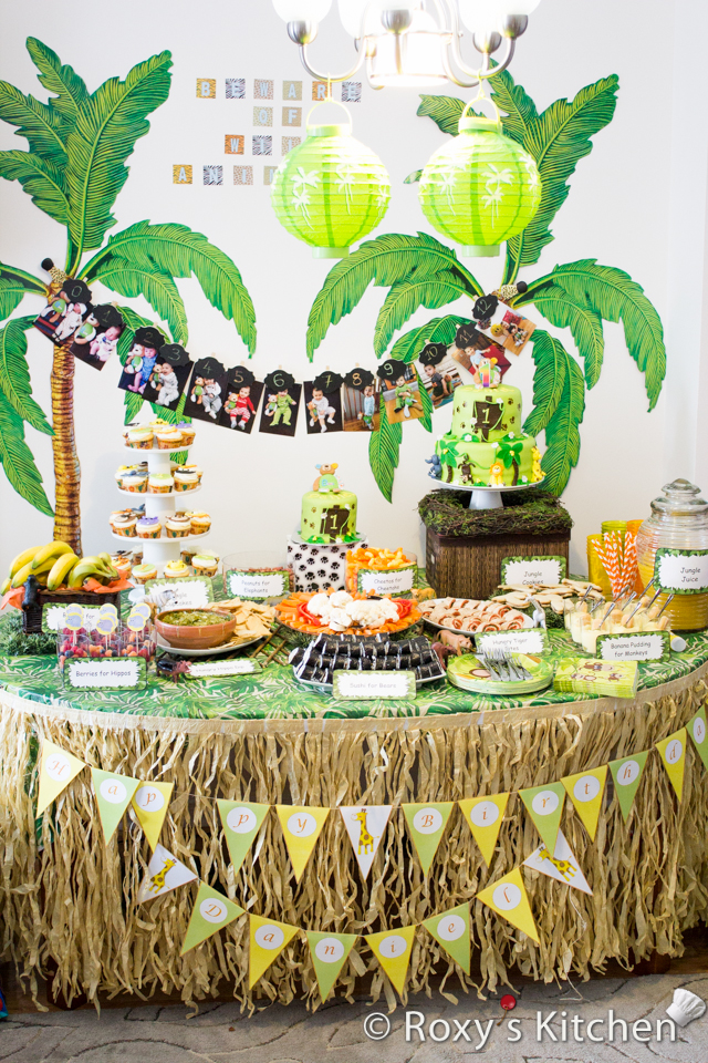 Safari / Jungle Themed First Birthday Party Part III – DIY Decoration